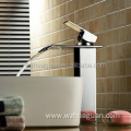 new design luxury suqare brass basin faucet